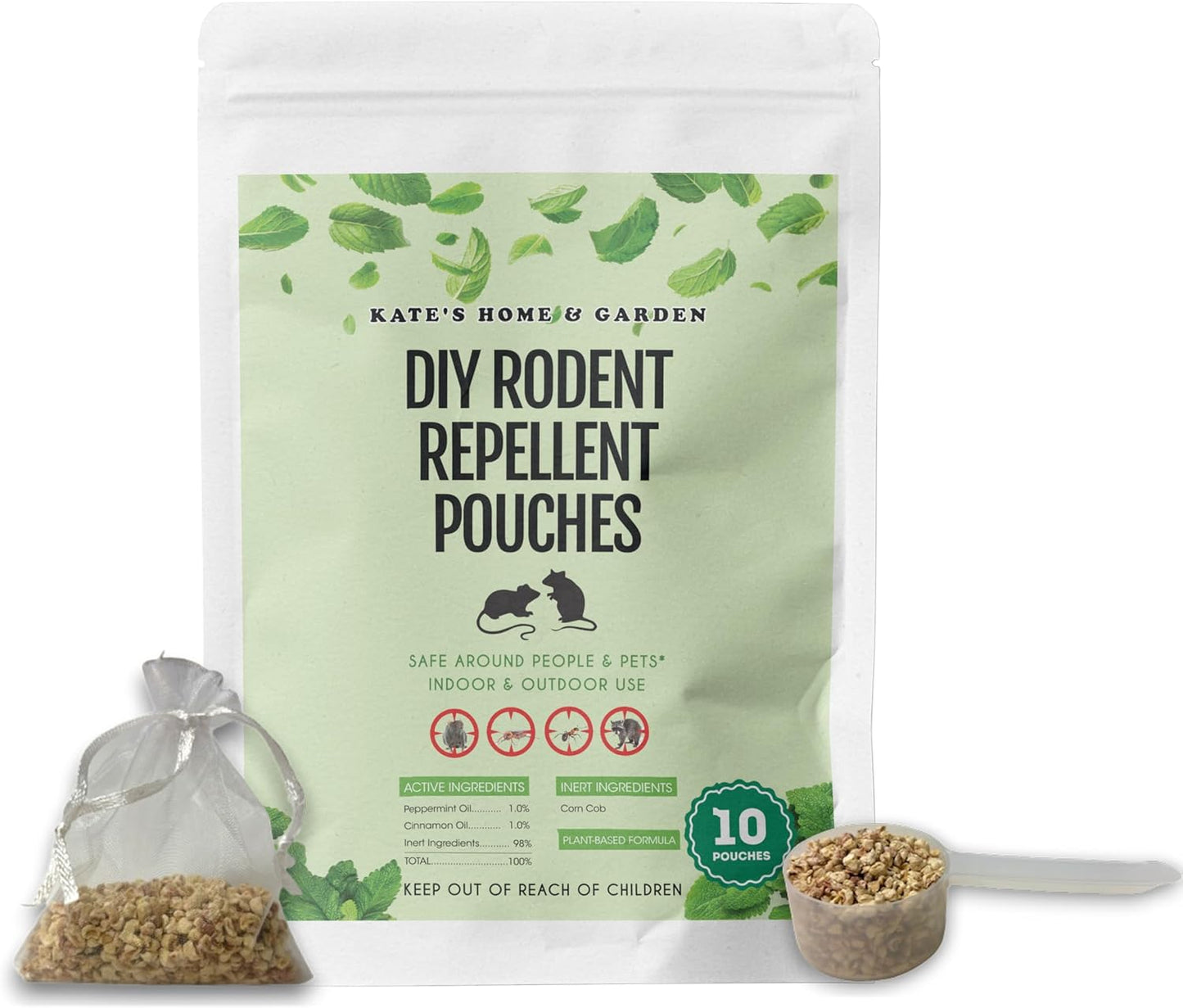 10-Pack DIY Peppermint Rodent Repellent: Natural Mouse Deterrent