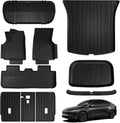 TripleAliners 10PCS Floor Mats for 2026 Tesla Model Y Juniper