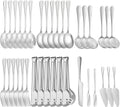 36-Piece Stainless Steel Serving Utensil Set - Complete Buffet