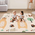 Baby Mat for Floor 59in x 59in - Foldable Waterproof Play Mat