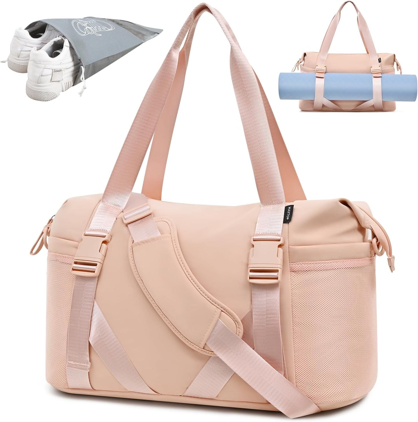 MAXTOP Yoga Tote: Stylish & Spacious Gym Bag