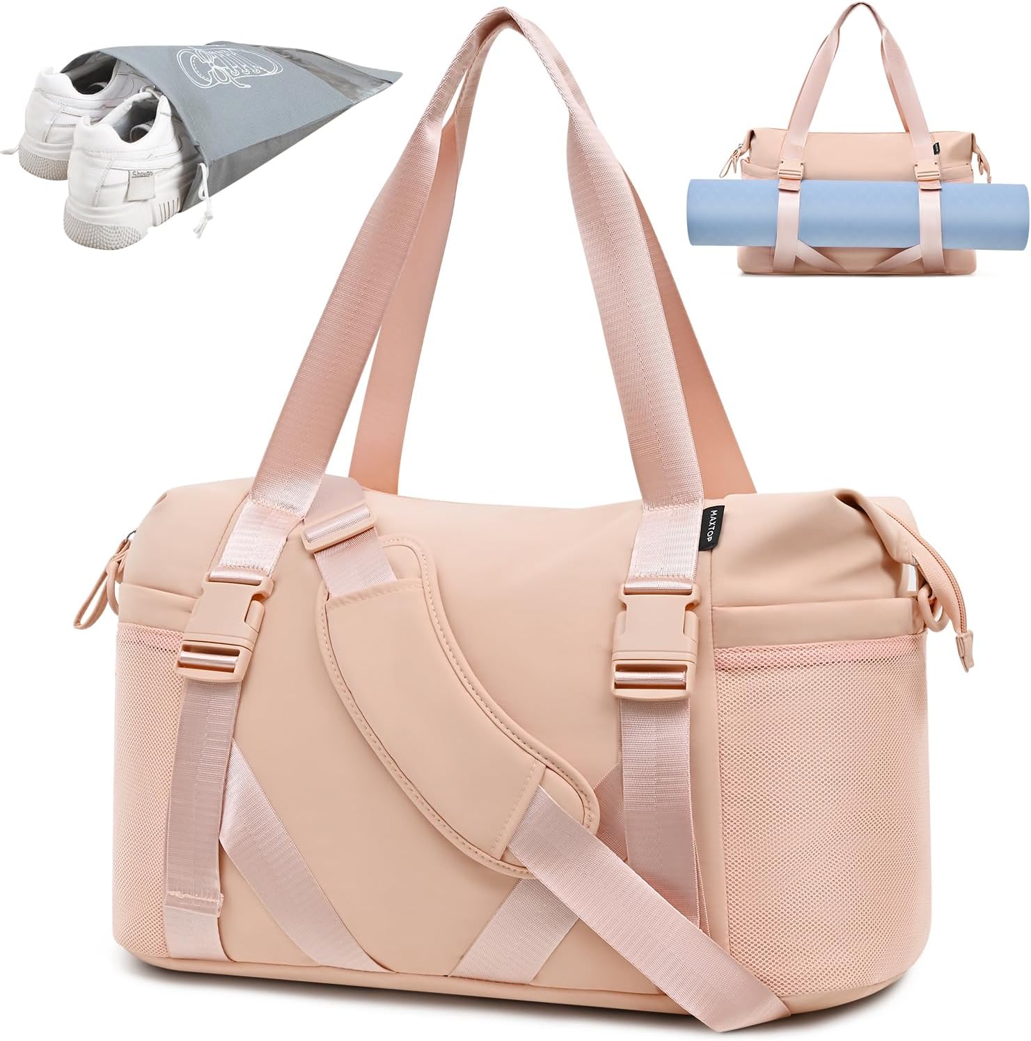 MAXTOP Yoga Tote: Stylish & Spacious Gym Bag