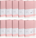 Lined Journal Notebook 10Pack (Pink) 5.7in x 8in - Thick 100 gsm Paper