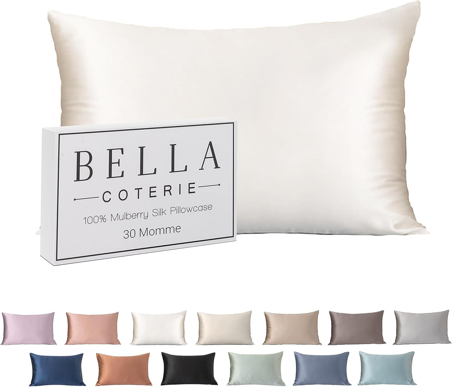 Luxury Silk Pillowcase for Hair and Skin - 30 Momme Softness
