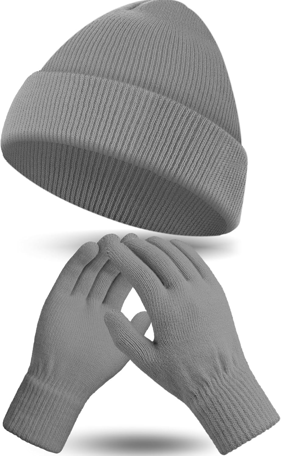 Warm Winter Beanie & Gloves Set by ShinyMatch
