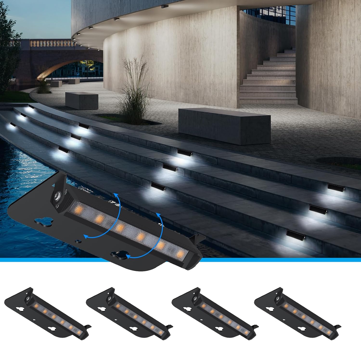 Modern 4in 1.8W Hardscape Lighting for Outdoor Spaces