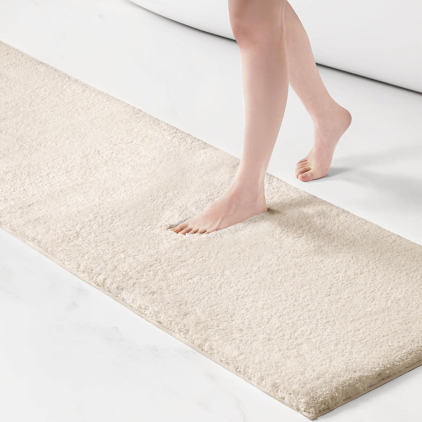 Luxurious Plush Marshmallow Bathroom Rug for Spa-Like Comfort