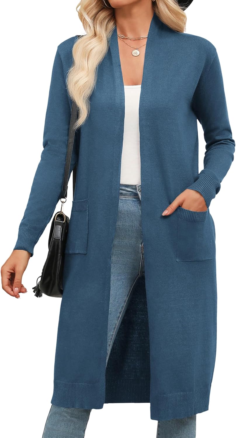 Zeagoo Women's Long Cardigan Sweaters for Stylish Comfort