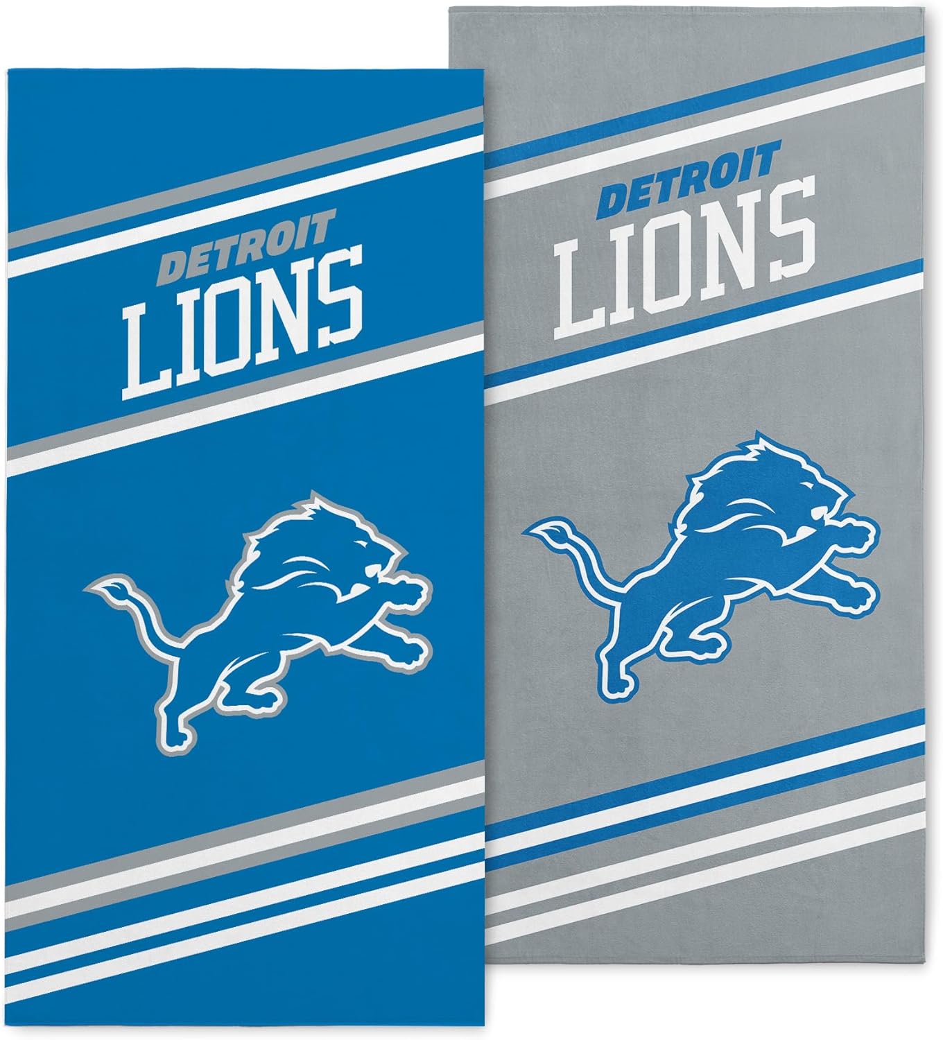 NFL Sprung Beach Towels 2PK 30X60 for Detroit Lions Fans