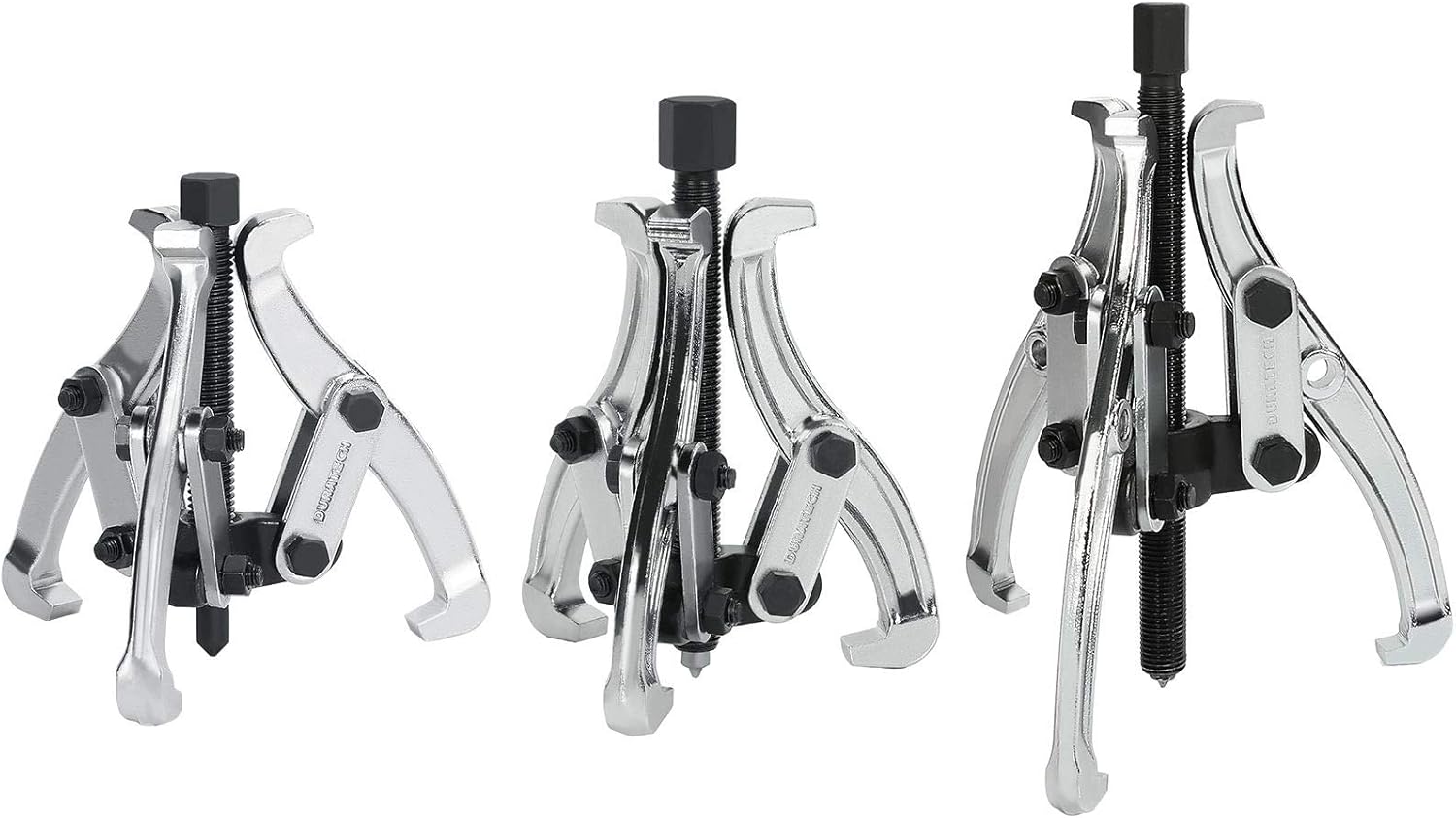 DURATECH 3-Piece 3-Jaw Gear Puller Set for Easy Removal