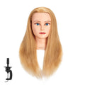 20-22ft 100% Human Hair Mannequin Head Training Head - Practice Ready
