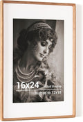 16x24 Poster Frame Cherry Wood with HD Tempered Glass - Handcrafted