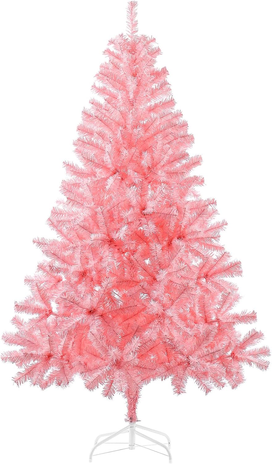 GlyinnHe 6FT Pink Artificial Christmas Tree for Festive Decor