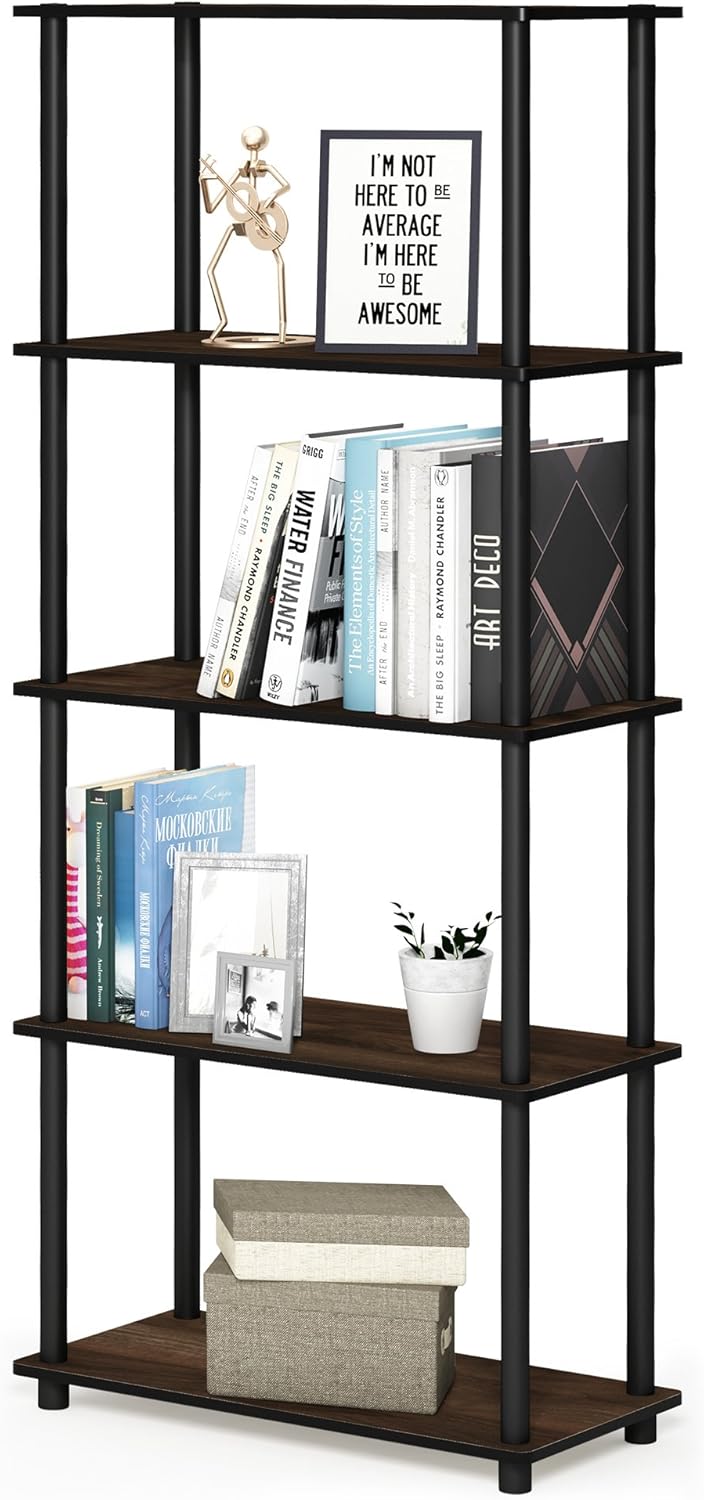 Furinno Turn-N-Tube 5-Tier Multipurpose Shelf for Storage