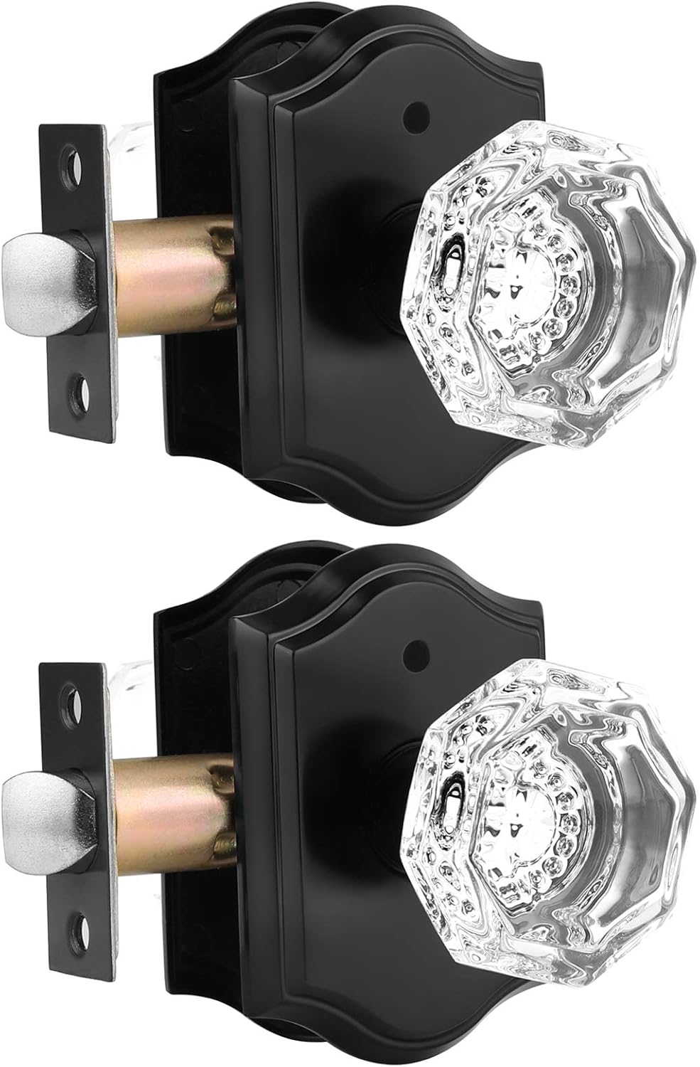 Gobrico Vintage Octagon Door Knobs for Elegant Home Decor