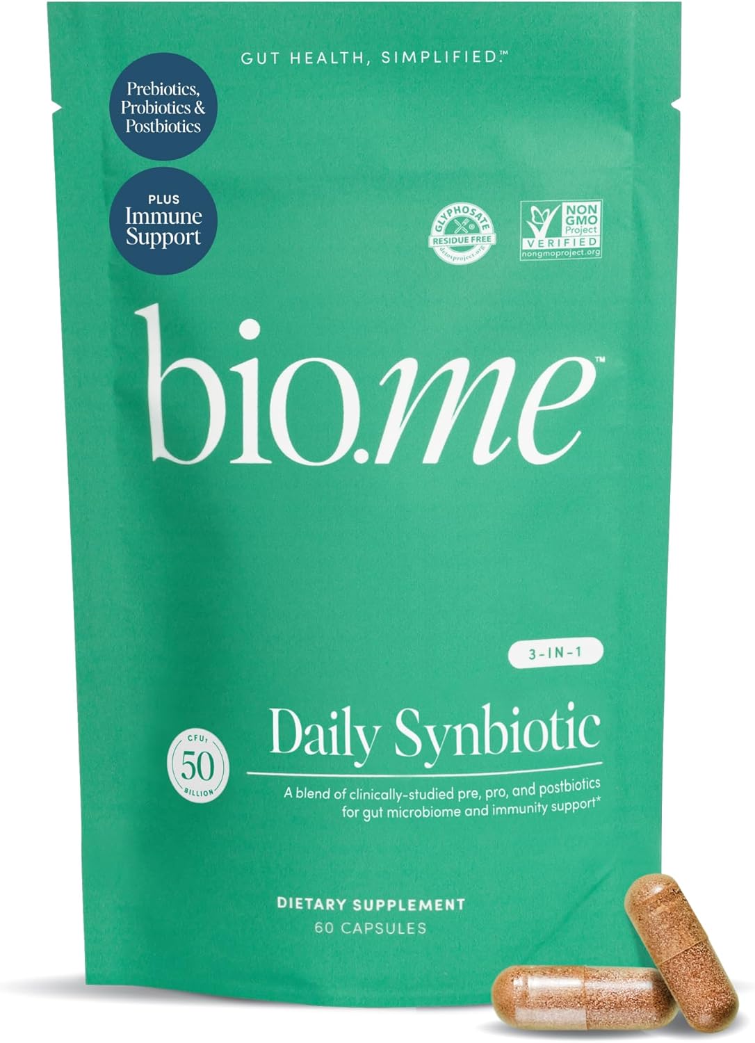 Synbiotic 3-in-1 Prebiotics and Probiotics for Digestive Health