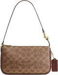 Coach Plaza Bag for Women - Signature Canvas Petite Shoulder Clutch