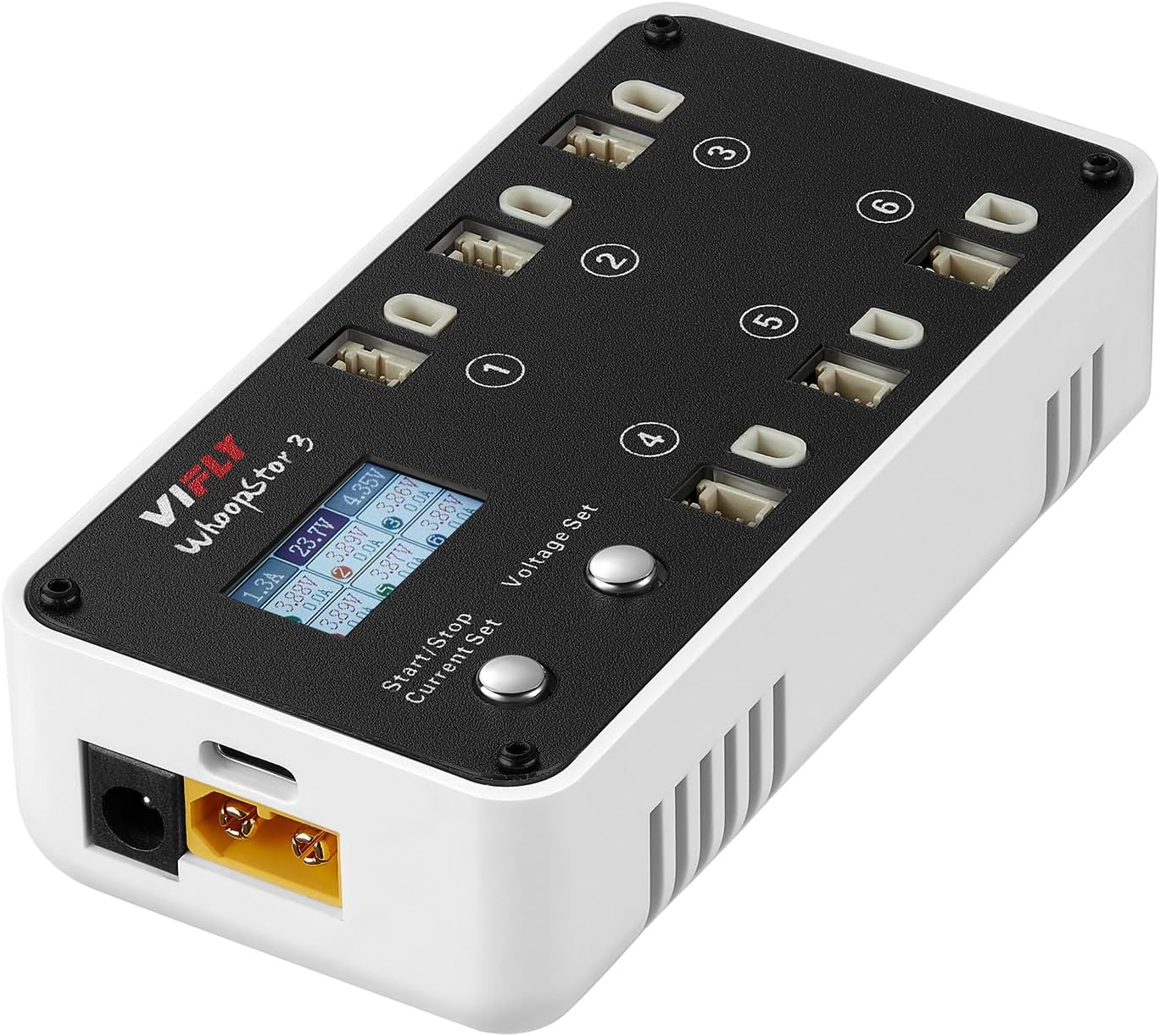 WhoopStor V3 6 Ports LiPo Battery Charger with LCD Display