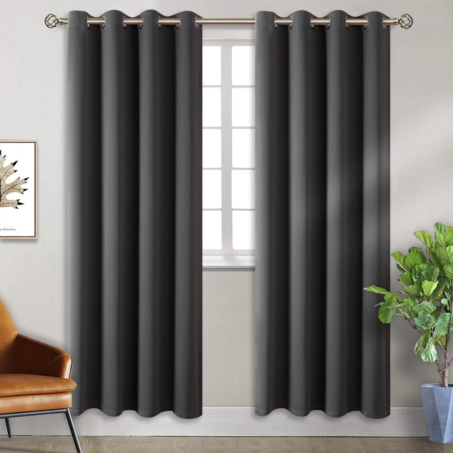 BGment Blackout Curtains for Bedroom - Thermal Insulated Panels