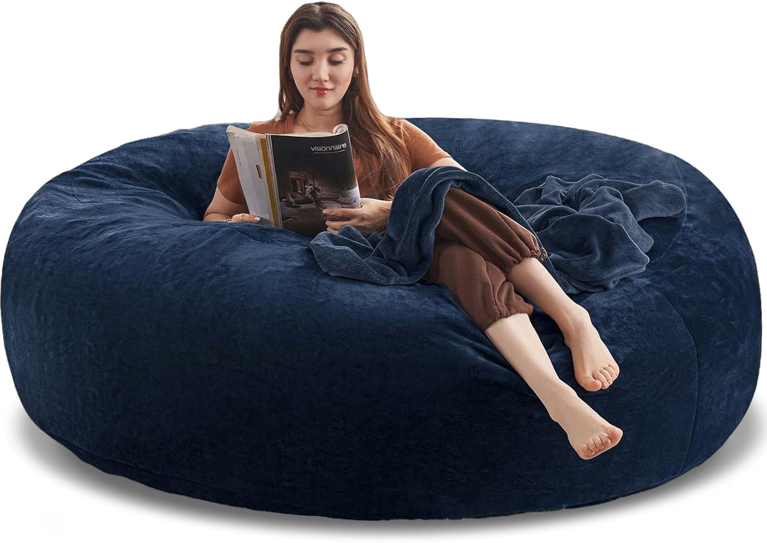 5FT Memory Foam Bean Bag: Super Soft Plush Comfort