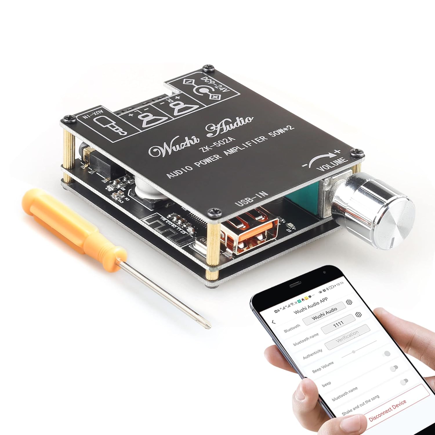 Powerful 100W Bluetooth Amp Board for DIY Speakers