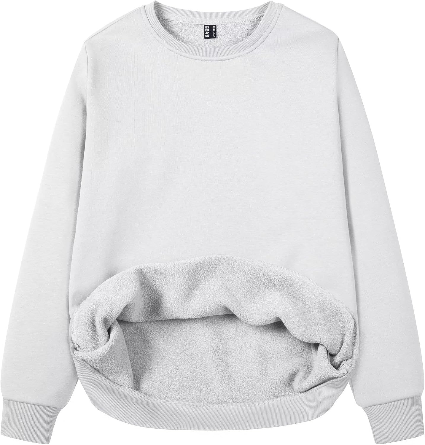 MAGCOMSEN Women's Fleece Lined Sweatshirt for Cozy Comfort