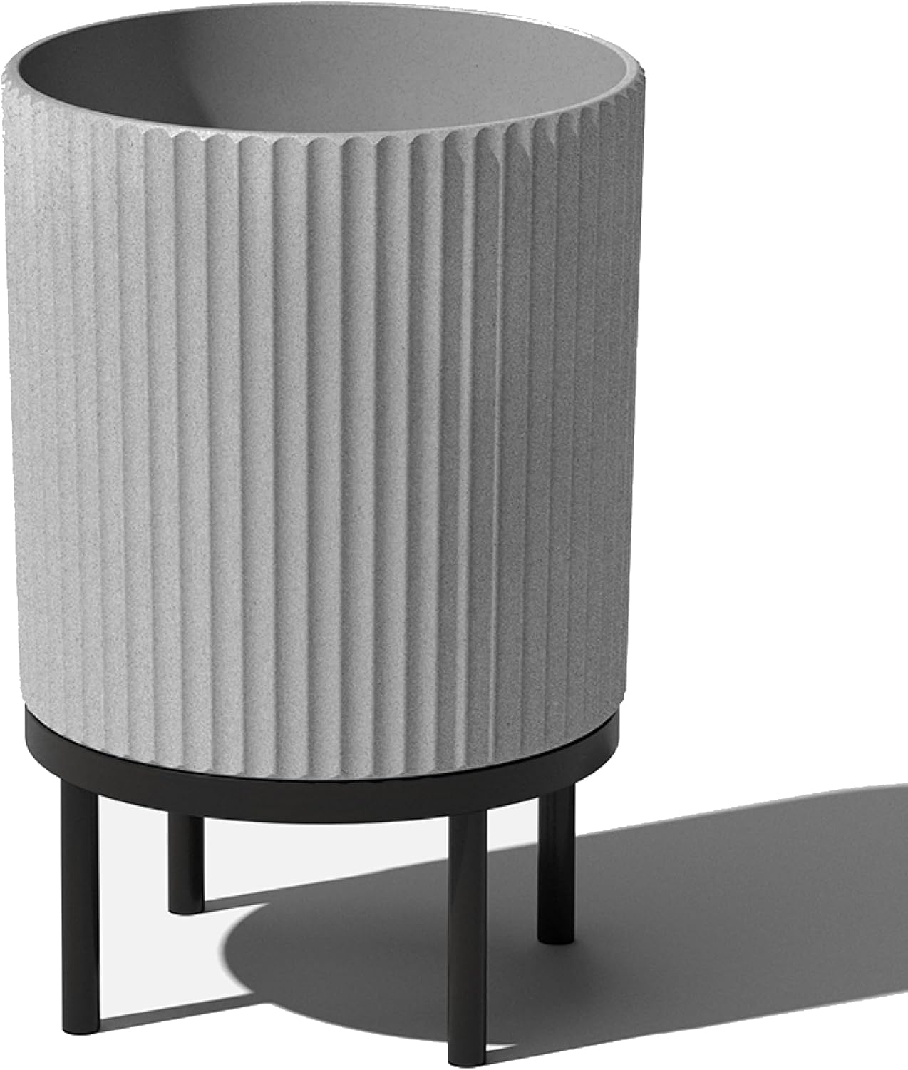 Veradek Demi Series Round Planter with Stand for Modern Decor