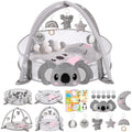 7-in-1 XL Baby Play Gym Mat - Convertible Tummy Time & Ball Pit