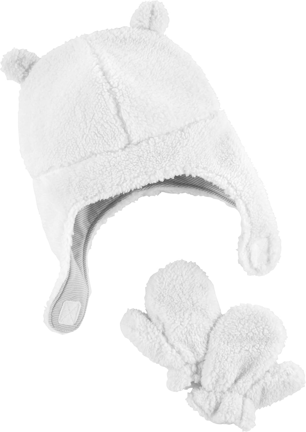 Carter's Cozy Baby Hat & Mittens Set