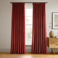 Signature Velvet Thermal Blackout Curtains 50W x 108L - Crimson Rust