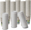 Dixie PerfecTouch WiseSize 12oz Insulated Paper Cups and Lids Bundle