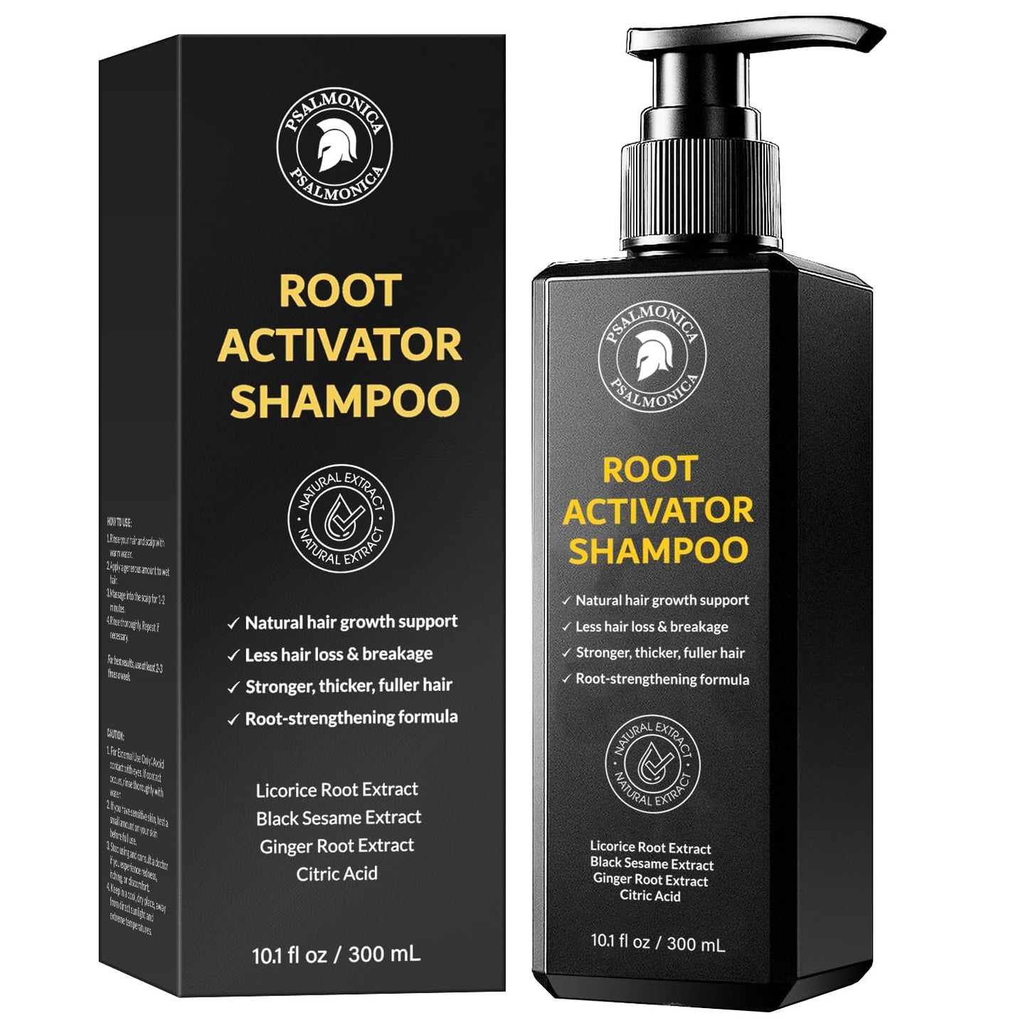 Root Activator Shampoo for Men - Herbal Hair Growth Solution