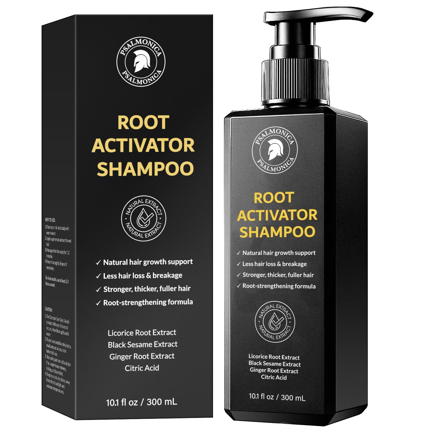 Root Activator Shampoo for Men - Herbal Hair Growth Solution