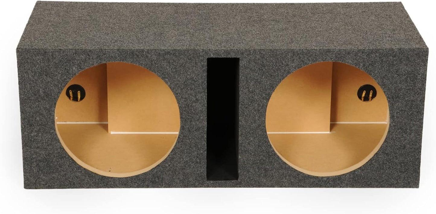 Q Power 10 Inch Dual Car Audio Subwoofer Enclosure Box Review
