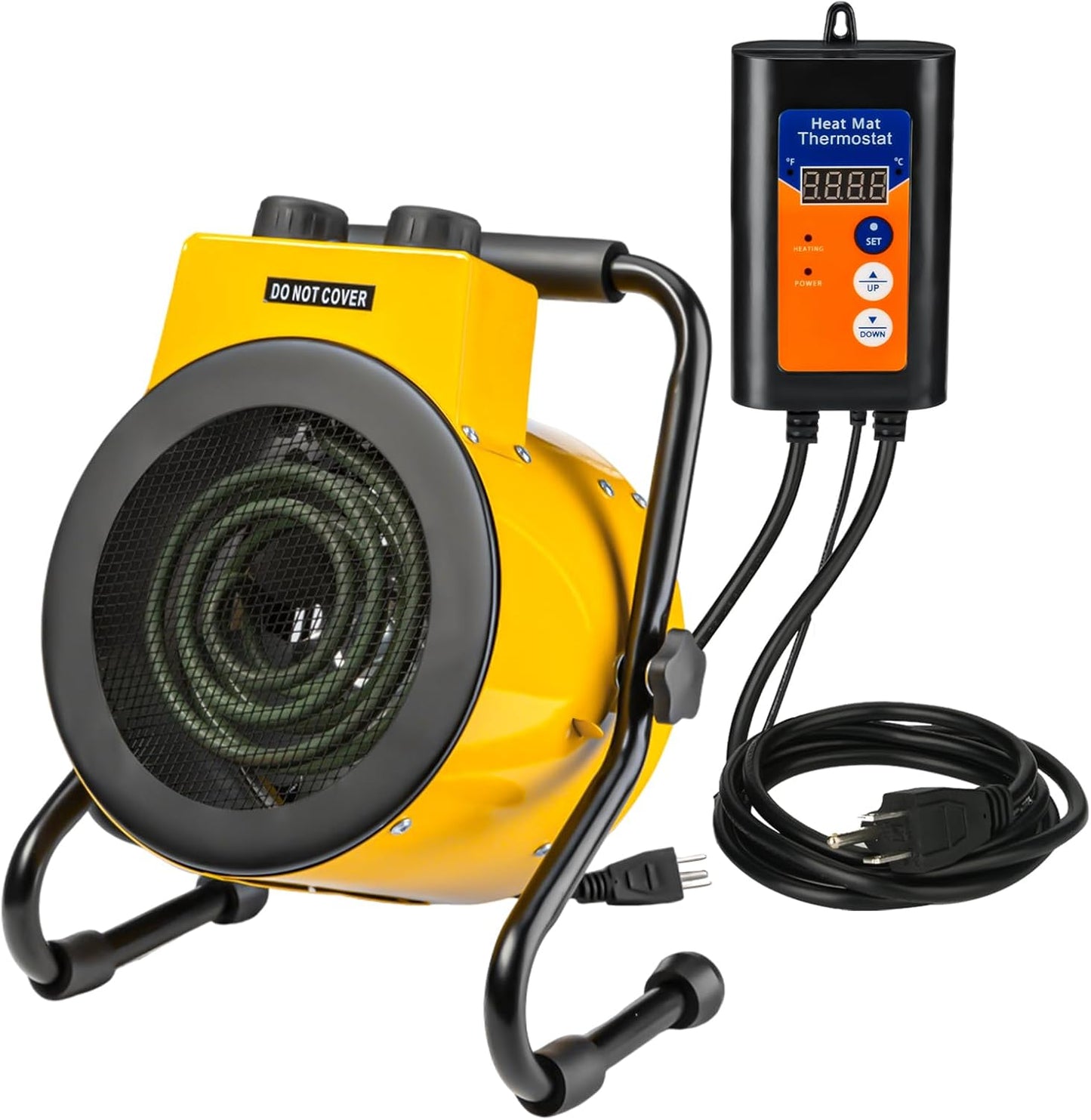 Efficient Greenhouse Heater with Digital Thermostat for Plants