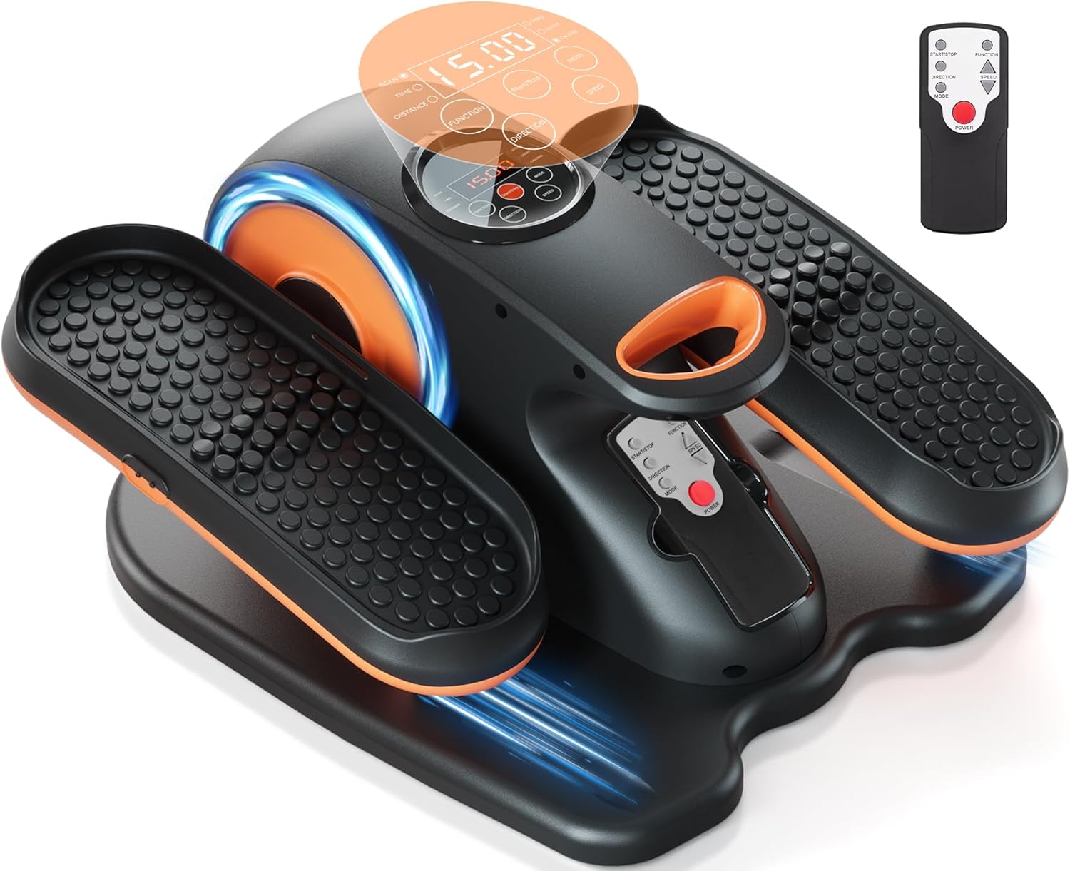 Under Desk Elliptical Machine for Seniors with Remote Control