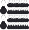 100 Pcs NFC Tags Keytags Keychain Business Cards - Pack of 100