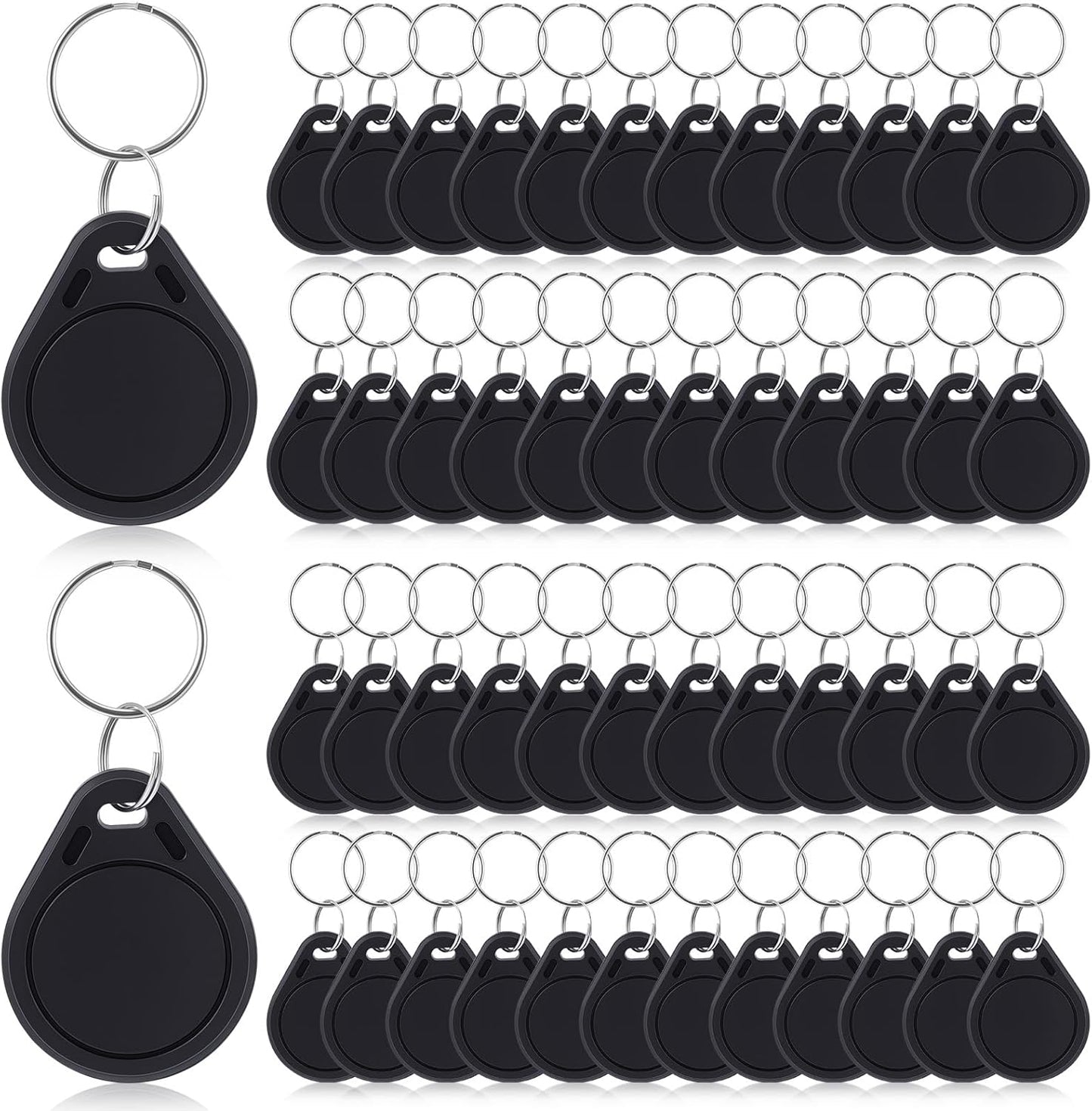 100 Pcs NFC Tags Keytags for Easy Digital Access and Sharing