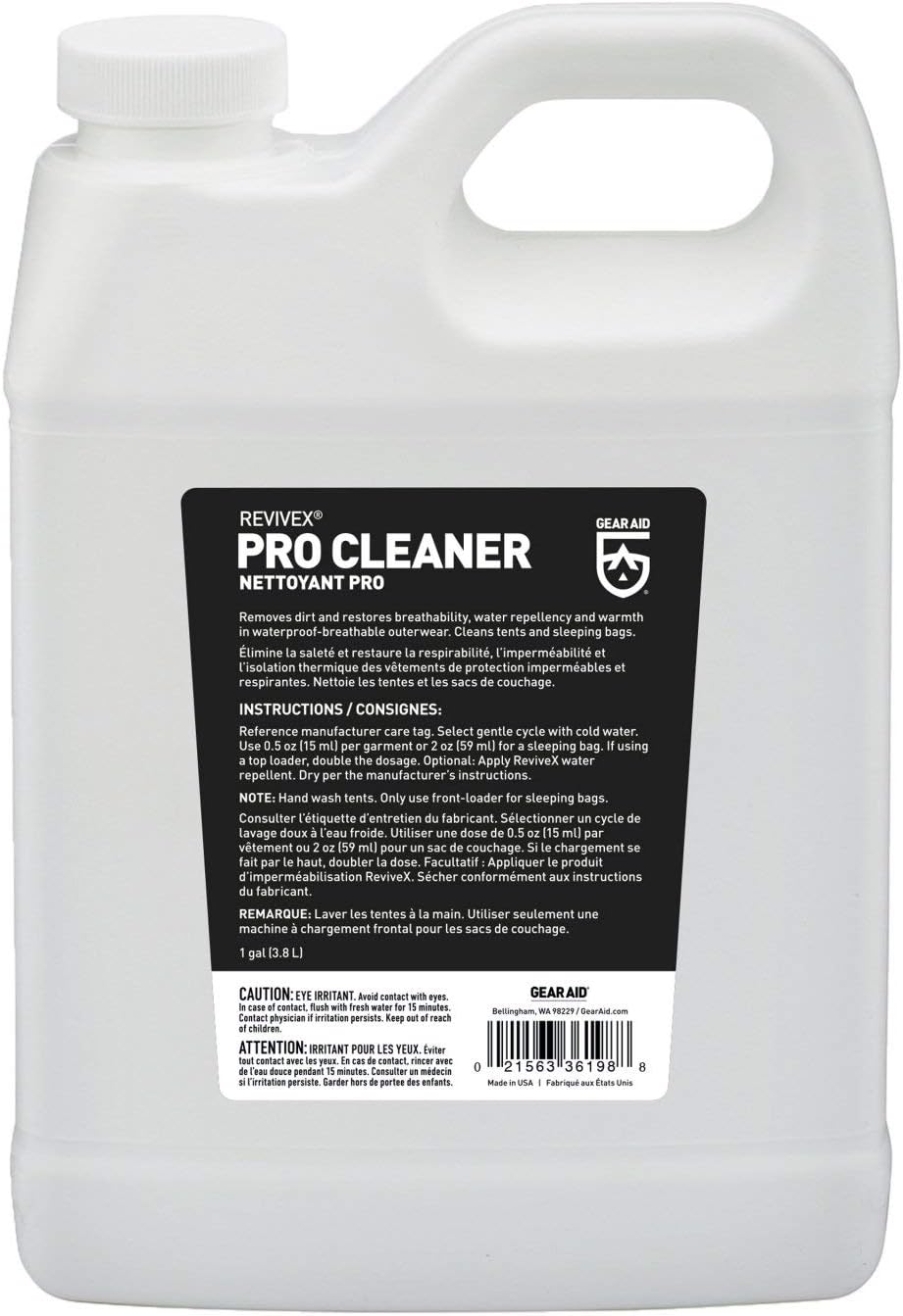 Revivex Pro Cleaner 1 Gallon - Gentle Outerwear Repair