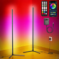 2Pack Corner Floor Lamp with APP & Remote Control - Ambient LED