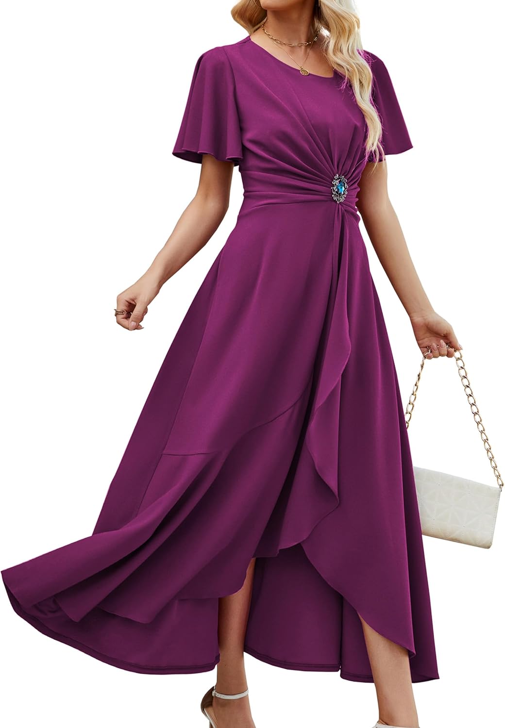 Elegant Wedding Guest Dresses with Pockets for Women
