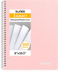 SUNEE Spiral Notebook 1-Subject College Ruled - Durable, Binder-Ready