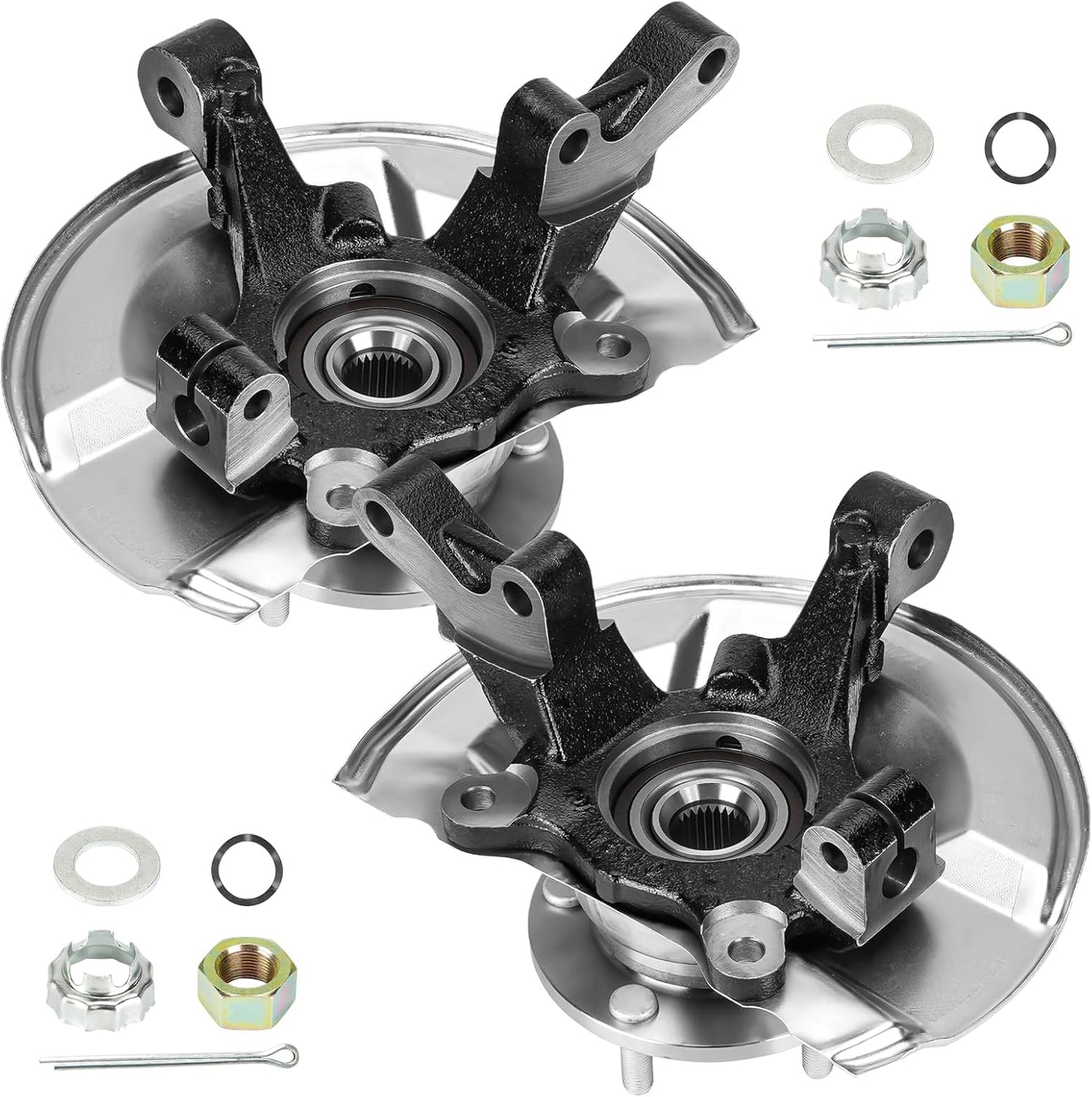 Front Steering Knuckles & Wheel Bearing Hub Assembly for Jeep