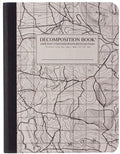 Decomposition Topographical Map Graph Paper Composition Notebook
