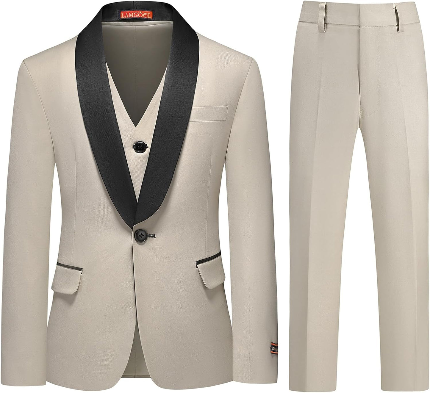 Boy Suits 3 Piece Slim Fit Formal Suit Set for Kids Events