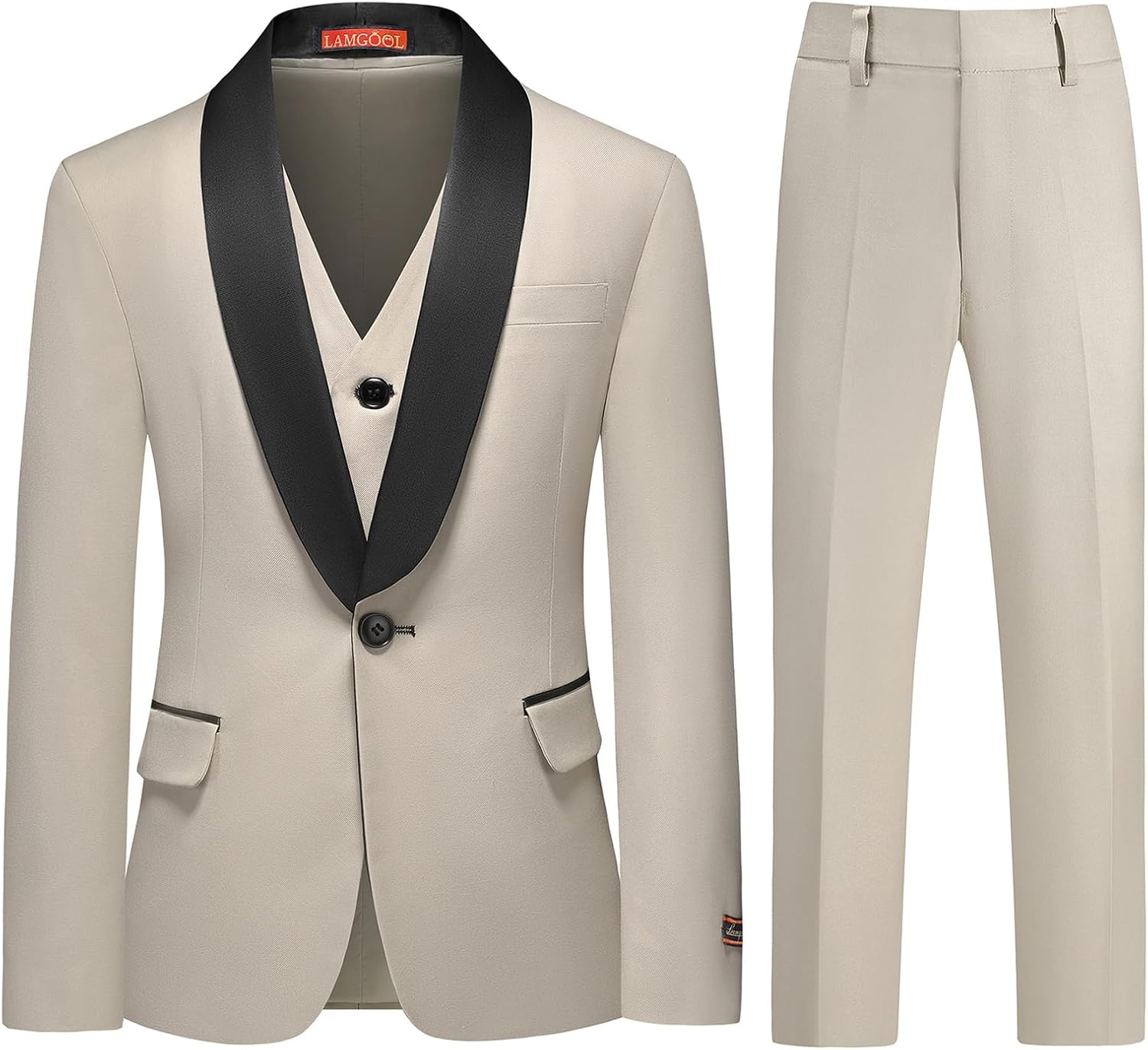 Boy Suits 3 Piece Slim Fit Formal Suit Set for Kids Events