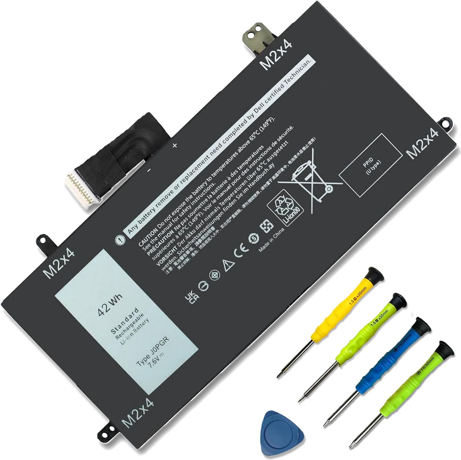 J0PGR Laptop Battery Replacement for Dell Latitude 12 Series