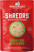 Cage Free Chicken & Duck Shredrs Pouches - Perfect for Picky Dogs
