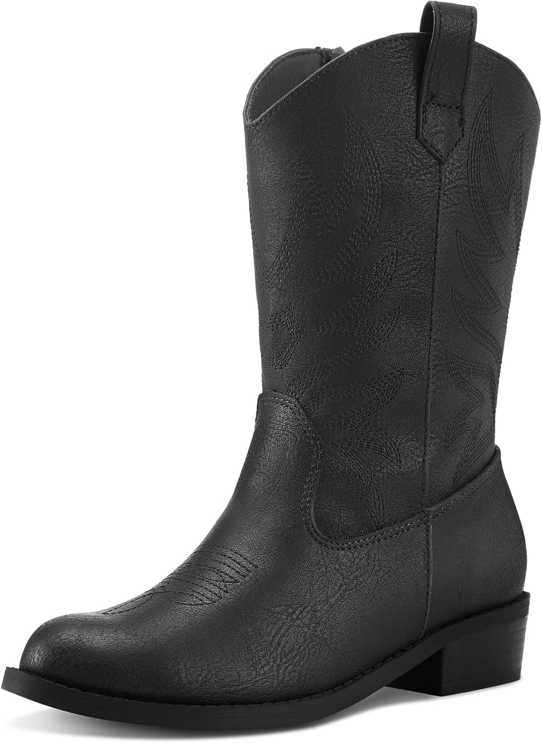K KomForme Cowboy Boots for Kids - Comfortable Western Style