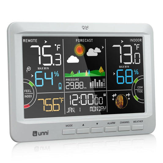 Wireless Weather Station | Heat Dew Mold Alert | Calendar